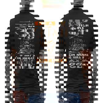 Best Biker Dad Motorcycle Rider Father Men's T-shirt Back Print - Thegiftio