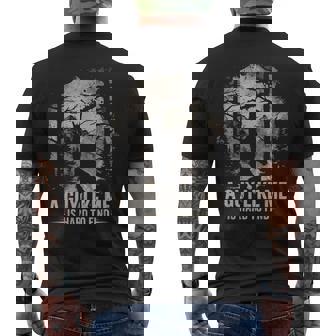 Big Foot Rock A Guy Like Me Is Hard To Find Sasquatch Men's T-shirt Back Print | Mazezy