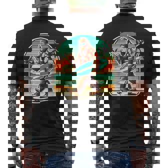 Bigfoot Aloha Hawaiian Surfing Tropical Beach Surfer Men's T-shirt Back Print - Thegiftio UK