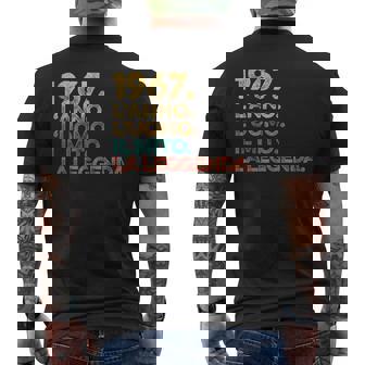 Birthday Manintage Year 1967 T-shirt da uomo con stampa posteriore - Novitaregali