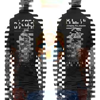 Bober Bóbr Kurwa Polish Kurwa Bober メンズTシャツ バックプリント - Kawaiitshirt