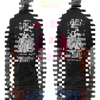 Boo-Jee Ghost Mean Ghouls Halloween Trick Or Treat Men's T-shirt Back Print | Mazezy