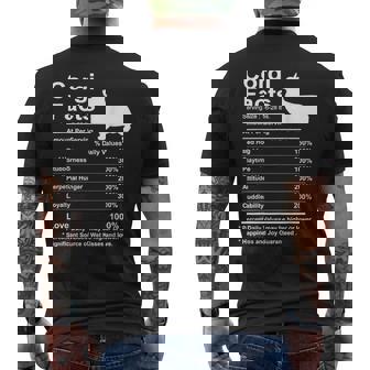 Corgi Facts 栄養ギフト カーディガン ペンブローク メンズTシャツ バックプリント - Kawaiitshirt