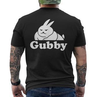 Cute Rabbit Meme Gubby The Rabbit Gubby Men's T-shirt Back Print - Thegiftio UK