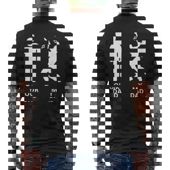 Your Dads My Daddy Chitarra Musicista Acustica T-shirt da uomo con stampa posteriore - Novitaregali