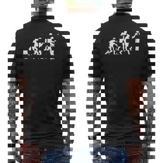 Evolution Of Man コンサートオーケストラ 音楽指揮者 メンズTシャツ バックプリント - Kawaiitshirt