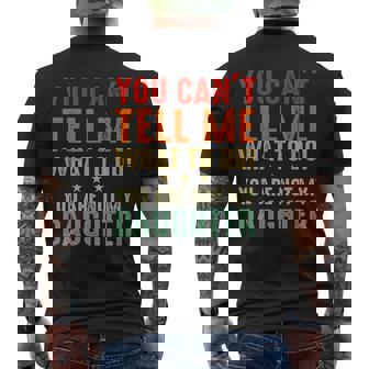 Father Daddy From Daughter Fathers Day Dad Men's T-shirt Back Print - Thegiftio UK