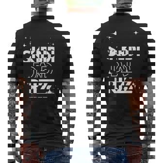 Father's Day Skibidi Dad Rizz Middle School Dad Men's T-shirt Back Print - Thegiftio