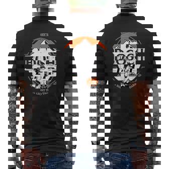 Ghost Beer Halloween Boo Ghost Drinking Spooky Season Men's T-shirt Back Print | Mazezy