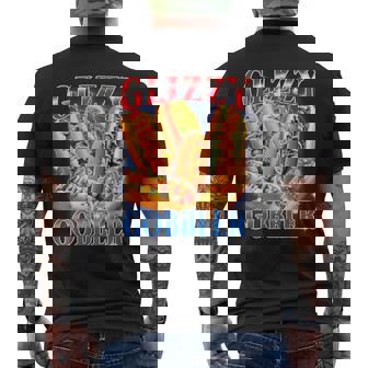Glizzy Gobbler Meme Hilarious Hot Dog Glizzy Lovers Men's T-shirt Back Print - Thegiftio UK