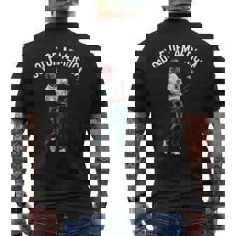 Golf Of America Donald Trump Men's T-shirt Back Print | Mazezy