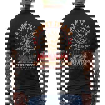 Halloween Spooky Island Est 2002 Amusement Park Skull Men's T-shirt Back Print | Mazezy