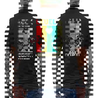 Level 6 Complete Gamer 6 Aniversario De Bodas Camiseta Hombre Estampado Espalda - Regaloses