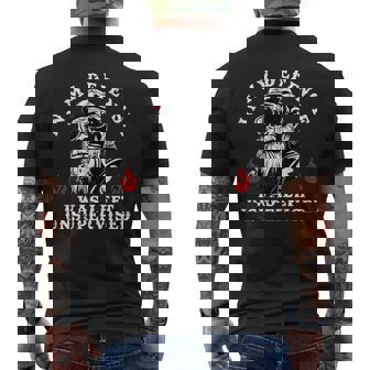 Monkey In My Defense I Was Left Unsupervised On Back Men's T-shirt Back Print - Thegiftio UK
