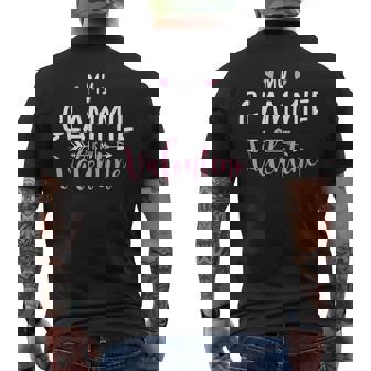 My Glammy Is Myalentine パーティーギフト メンズTシャツ バックプリント - Kawaiitshirt