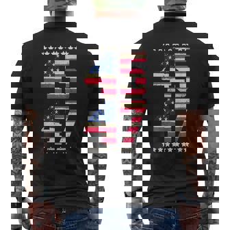 Qr President Trump 4547 Qr Trump Dancing Code Back Men's T-shirt Back Print - Thegiftio