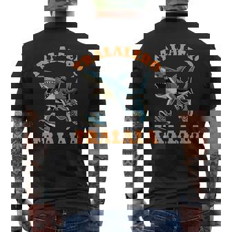Shark Tralalero Tralala Trendy Italian Brainrot Meme Men's T-shirt Back Print - Thegiftio