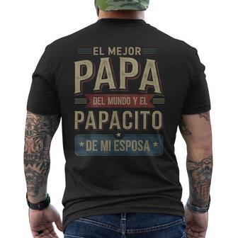 Spanish Dad Joke Latino Father’S Day Papá Humor Men's T-shirt Back Print - Thegiftio UK