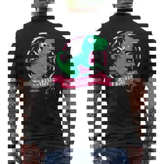 Spanish Mother's Day Auntie Tia Saurus Re Men's T-shirt Back Print | Mazezy