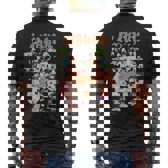 Summer Vibes Labubu Summer Vacation Men's T-shirt Back Print | Mazezy