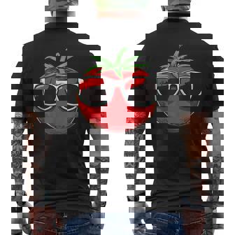 Tomato Sunglasses Men's T-shirt Back Print - Monsterry