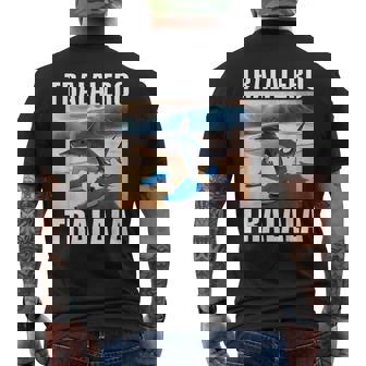 Tralalero Tralala イタリア Brainrot Gen Z メンズTシャツ バックプリント - Kawaiitshirt