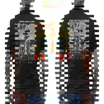 Trump Happy 4Th Of July Independence Day Men's T-shirt Back Print - Thegiftio
