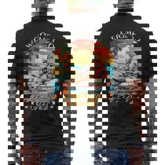Trump Retro Vintage Welcome To America's Gulf Est 2025 Men's T-shirt Back Print - Thegiftio