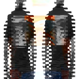 cared Hamster Memecream グラフィックtシャツ レディース メンズ メンズTシャツ バックプリント - Kawaiitshirt