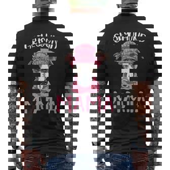 Galgo Mamá Amante De Los Perros Mamá Camiseta Hombre Estampado Espalda - Regaloses