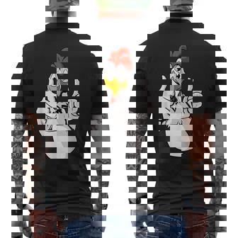 Gallo Granja De Pollos Granjero De Pollos Camiseta Hombre Estampado Espalda - Regaloses