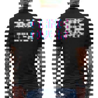 Game Over 8Bit ゲームオーバー 8ビットピクセル レトロヴィンテージビデオゲームグラフィック ゲーマー メンズTシャツ バックプリント - Kawaiitshirt