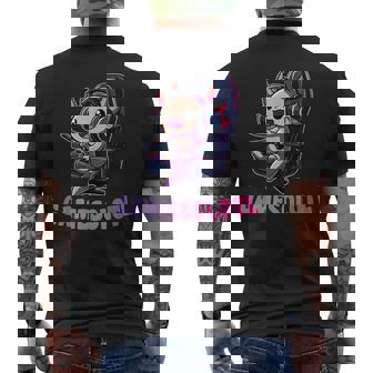 Gamesolotl Axolotl Word Game For Gamer T-Shirt mit Rückendruck - Seseable