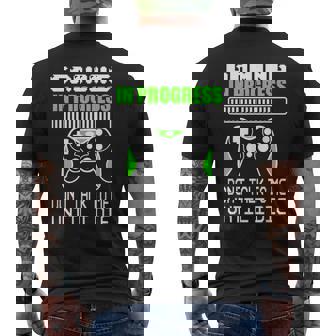 Gaming In Progress Don't Talk To Me Until I Die Gamer Camiseta Hombre Estampado Espalda - Regaloses