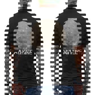 Ganymède Jupiter Moonystèmeolaire Astronomiepatiale T-shirt imprimé au dos - Cadeauxyz