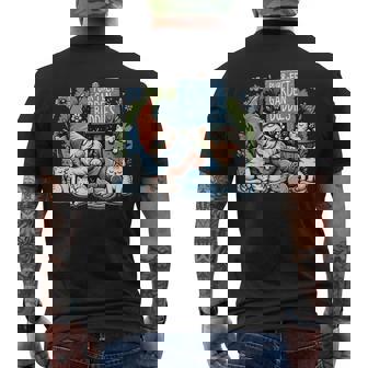 Garden Gnomes Gnome Lover Gnome ガーデニング メンズTシャツ バックプリント - Kawaiitshirt