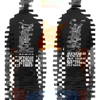 Gato Abisinio Abisinio Gatito Abisinio Camiseta Hombre Estampado Espalda - Regaloses