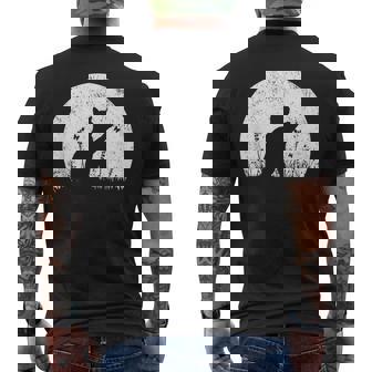 Gato Con Mariposa Atardecer Blanco Camiseta Hombre Estampado Espalda - Regaloses