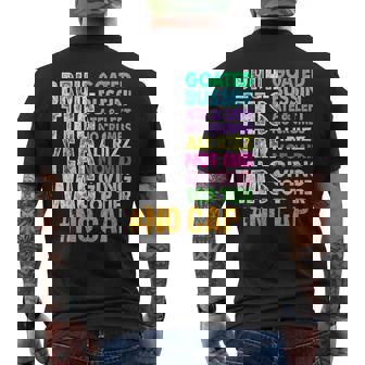Gen A Slang Bruh Teachers Happy Last Day Of School 2025 Men's T-shirt Back Print - Thegiftio