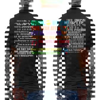 Gen A Slang Teachers Happy Last Days Of School Bruh Men's T-shirt Back Print | Mazezy