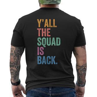 Gen Z Alpha Back To School Y’All The Squad Is Back Men's T-shirt Back Print - Thegiftio UK