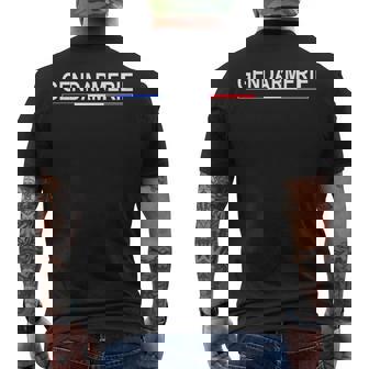 Gendarmerie Police Gendarme Costume Déguisement Drôle Humour T-shirt imprimé au dos - Cadeauxyz