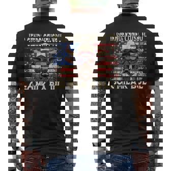 If Genders Confuse You Go Milk A Bull Usa Flag American Men's T-shirt Back Print - Monsterry