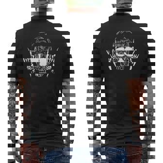 Genre De Groupe De Musique Hand Gesture Horns T-shirt imprimé au dos - Cadeauxyz