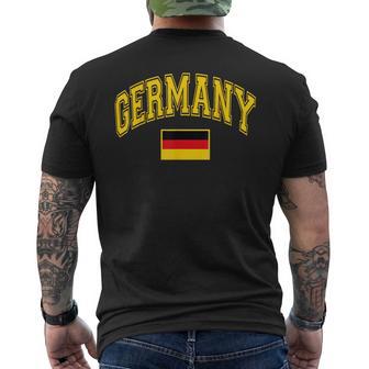 Germany Deutschland German Flag Graphic Men's T-shirt Back Print - Thegiftio UK