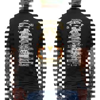 Gilmore Ghouls Where You Haunt I Will Follow Halloween Boo Men's T-shirt Back Print - Monsterry
