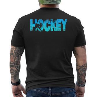 Giocatori Di Hockeyu Ghiaccio Per L'hockeyu Ghiaccio T-shirt da uomo con stampa posteriore - Novitaregali