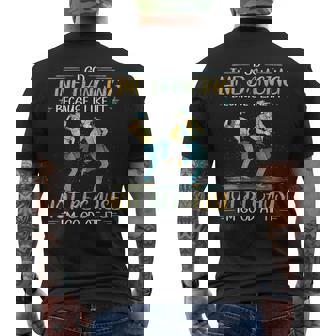 I Go Line Dancing Because I Like It Not Because I'm Good At Men's T-shirt Back Print - Monsterry