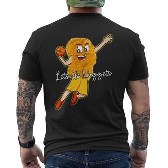 Lets Go Nuggets Joueur De Basket-Ball De Pépites De Poulet T-shirt imprimé au dos - Cadeauxyz