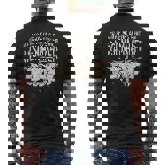 Goat I Have More Than A Lawn Mower Goat メンズTシャツ バックプリント - Kawaiitshirt